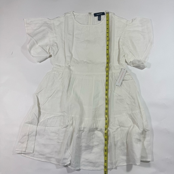 New ModCloth Flutter of Brilliance Tiered Dress Ivory - Picture 7 of 7